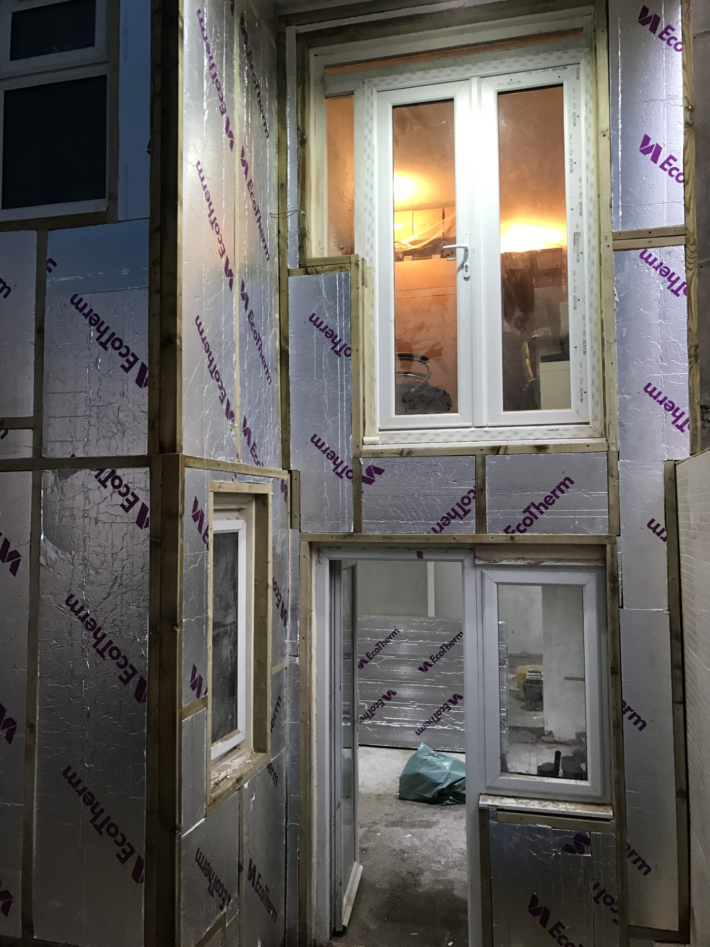 Exterior insulation cladding
